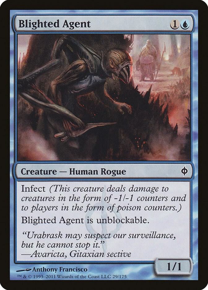 Blighted Agent (29) [New Phyrexia]