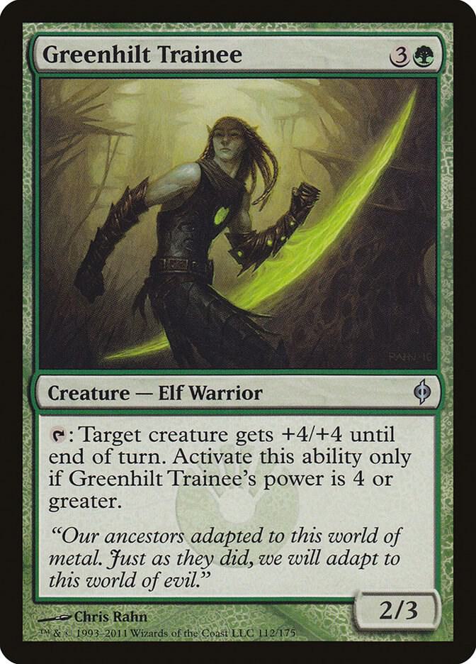 Greenhilt Trainee (112) [New Phyrexia]