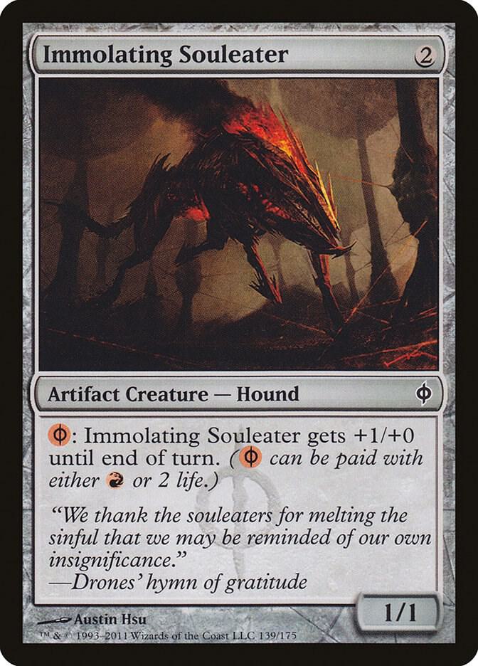 Immolating Souleater (139) [New Phyrexia]