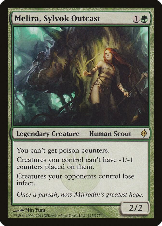 Melira, Sylvok Outcast (115) [New Phyrexia]