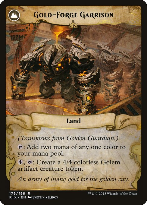 Golden Guardian (179) [Rivals of Ixalan] Reverse