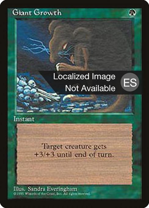 Giant Growth (248) [Fourth Edition Foreign Black Border]