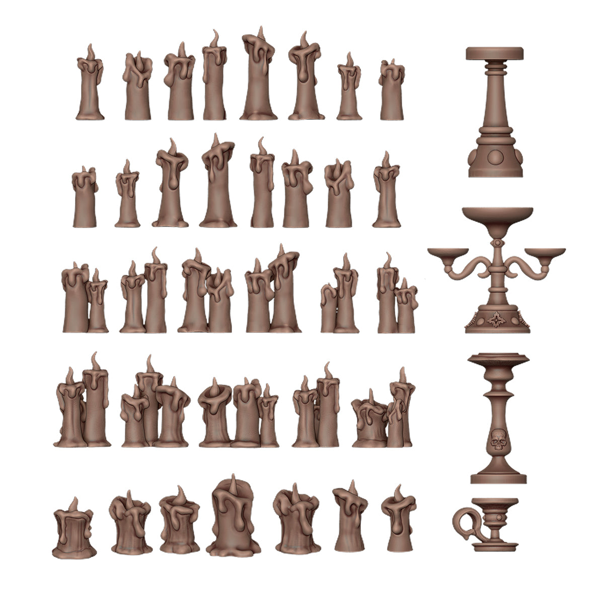Éléments de base - Bougies 73 pièces