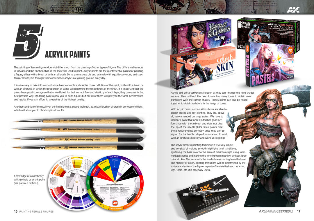 AK Interactive Learning Series #12 Painting Female Figures