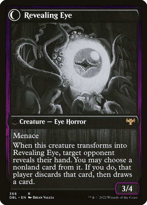 Concealing Curtains (368) [Innistrad: Double Feature] Reverse