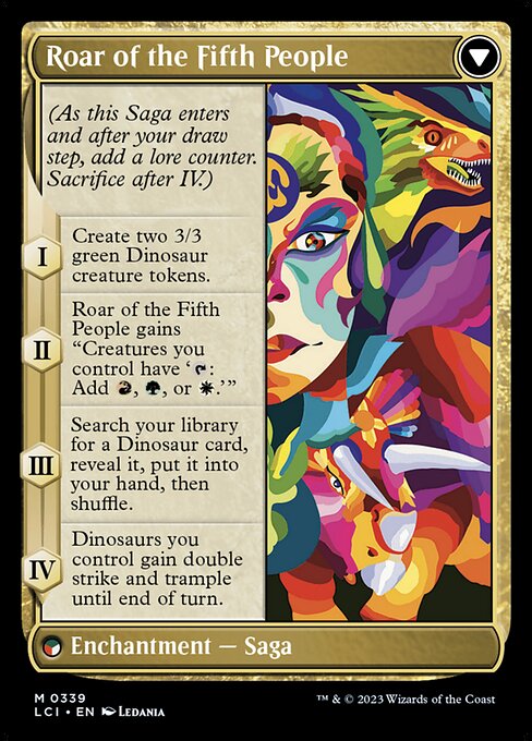 Huatli, Poet of Unity (Borderless) (339) [The Lost Caverns of Ixalan] [Borderless] Reverse