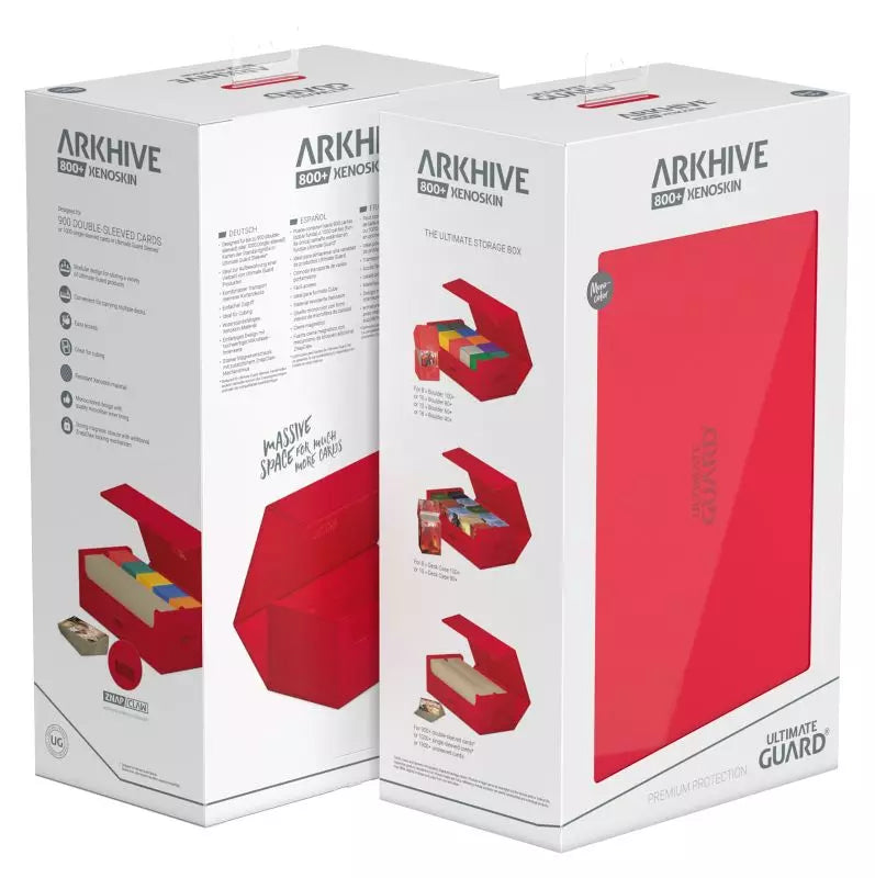 Coffret de rangement Arkhive 800+ Monocolor Rouge