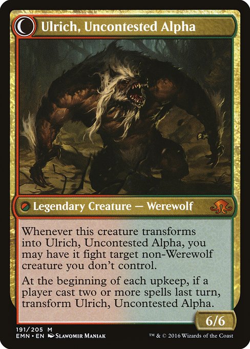 Ulrich of the Krallenhorde (191) [Eldritch Moon] Reverse