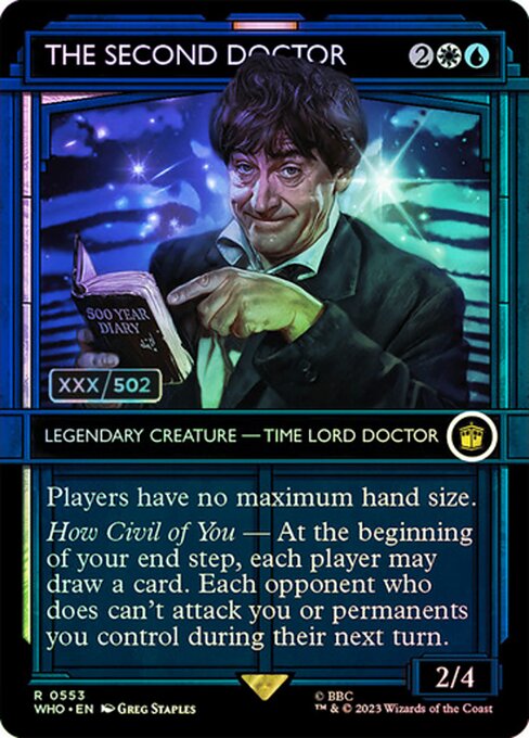 The Second Doctor (553z) [Doctor Who] [Showcase, Borderless]