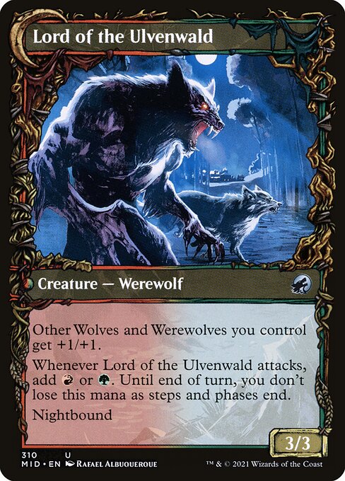 Kessig Naturalist (Showcase) (310) [Innistrad: Midnight Hunt] [Showcase] Reverse