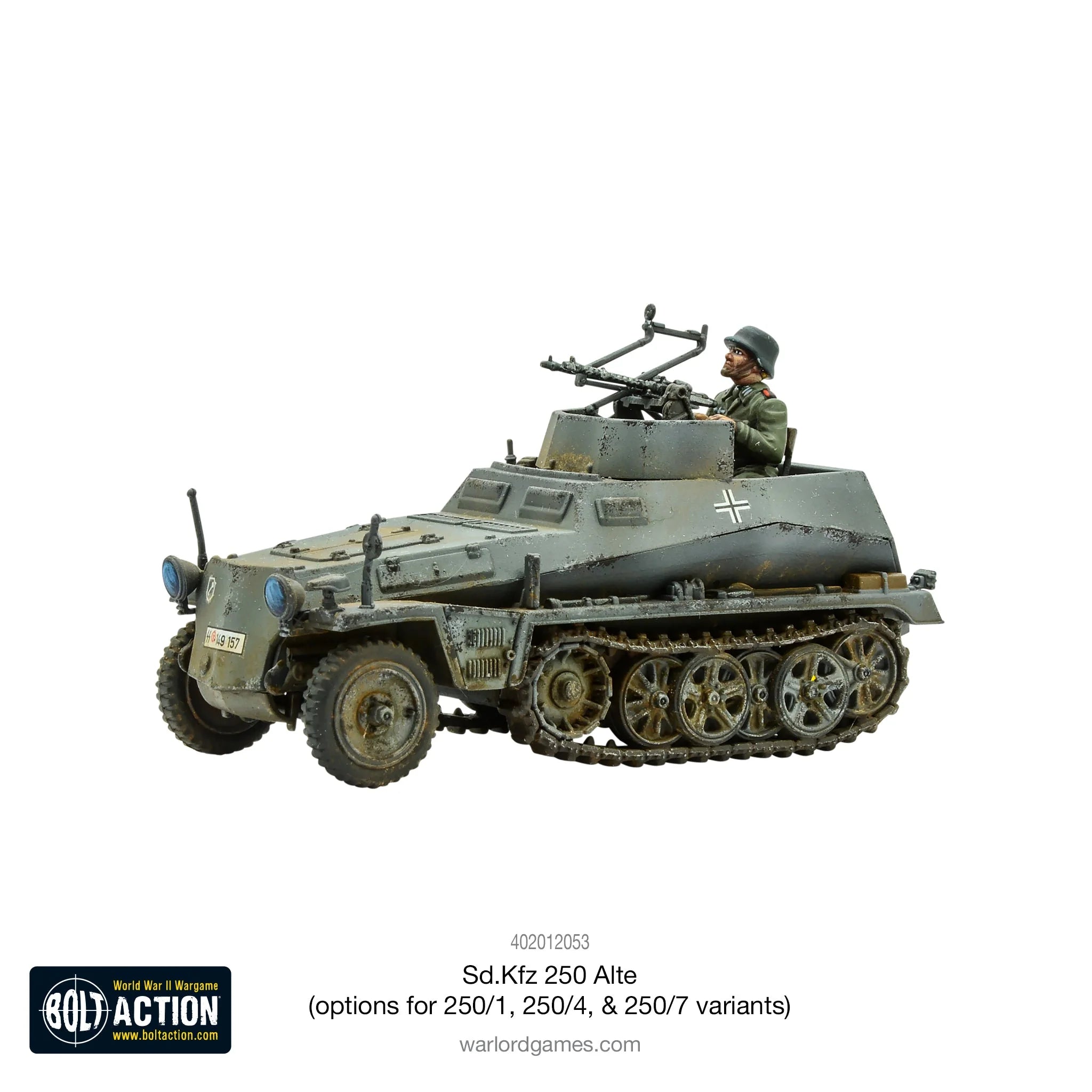Bolt Action German Sd.Kfz 250 Alte (Options for 250/1, 250/4 & 250/7) (English)