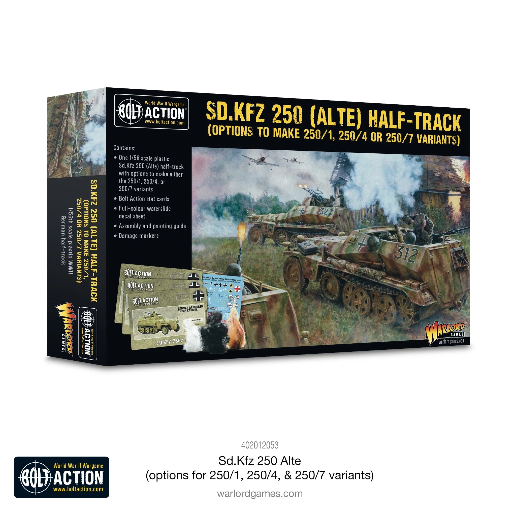 Bolt Action German Sd.Kfz 250 Alte (Options for 250/1, 250/4 & 250/7) (English)