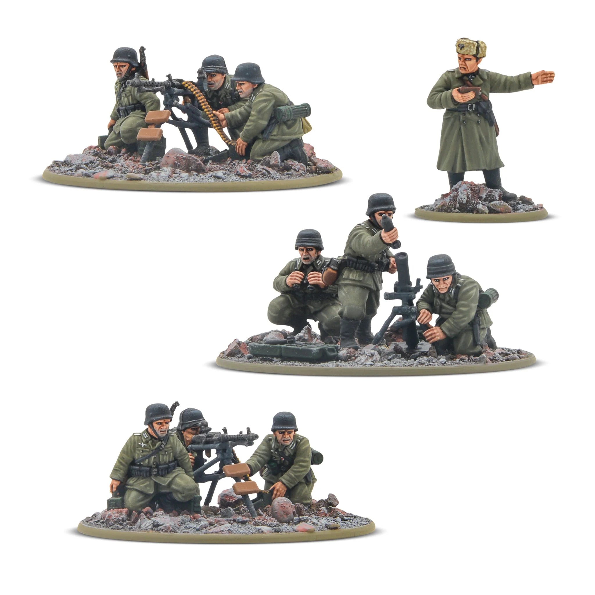 Bolt Action German Veteran Heavy Weapons Platoon (English)