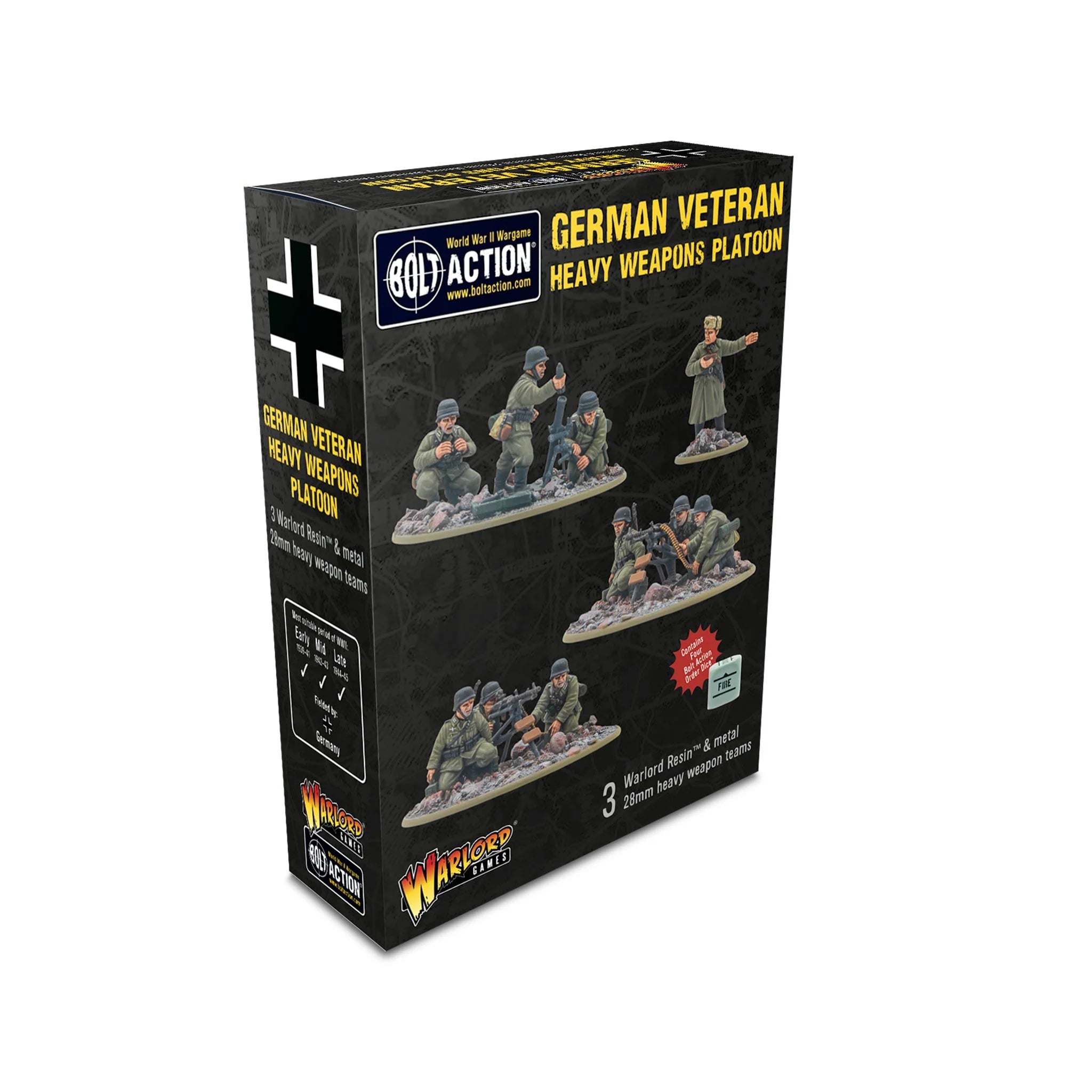 Bolt Action German Veteran Heavy Weapons Platoon (English)