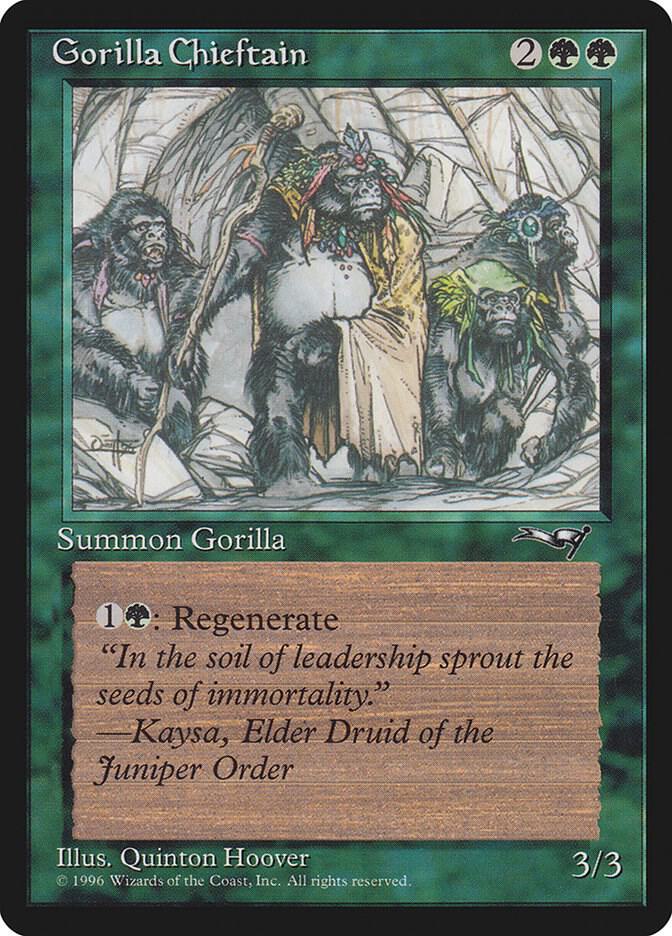 Gorilla Chieftain (4 Gorillas) (78) [Alliances]