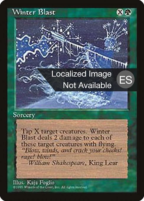 Winter Blast (290) [Fourth Edition Foreign Black Border]