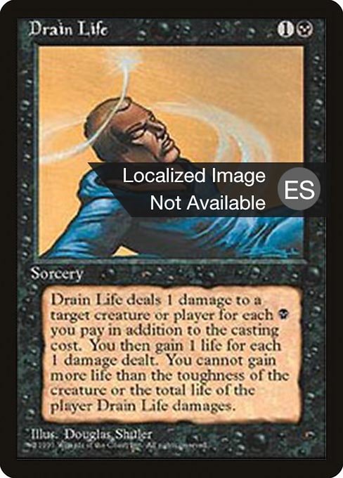 Drain Life (132) [Fourth Edition Foreign Black Border]
