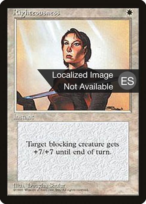 Righteousness (46) [Fourth Edition Foreign Black Border]
