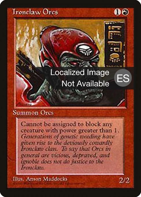 Ironclaw Orcs (206) [Fourth Edition Foreign Black Border]