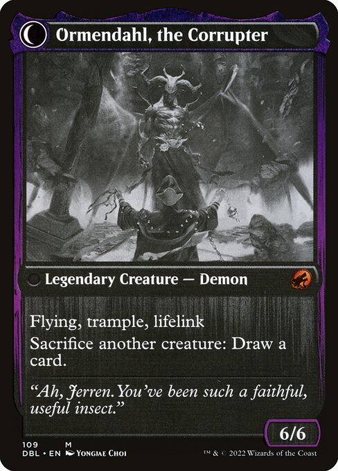 Jerren, Corrupted Bishop (109) [Innistrad: Double Feature] Reverse