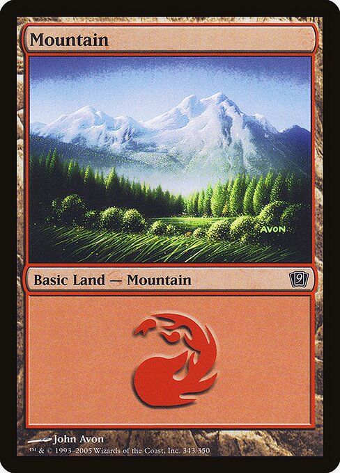 Mountain (343) (343★) [Ninth Edition]