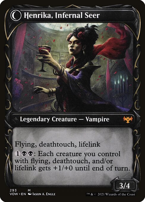 Henrika Domnathi (Showcase) (293) [Innistrad: Crimson Vow] [Showcase] Reverse