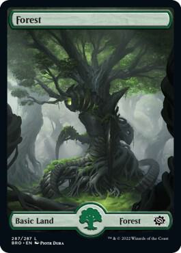 Forest (287) - Full Art [The Brothers' War]