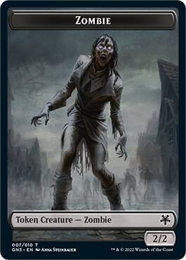 Zombie // Angel Double-Sided Token (7 // 1) [Game Night: Free-for-All]