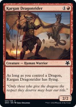 Kargan Dragonrider (81) [Game Night: Free-for-All]