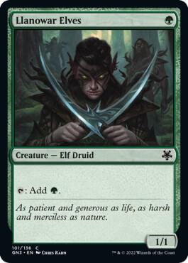 Llanowar Elves (101) [Game Night: Free-for-All]