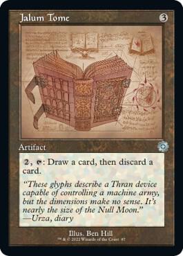 Jalum Tome (Schematic) (87) [The Brothers' War Retro Artifacts]