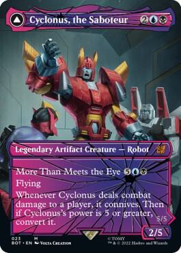 Cyclonus, the Saboteur (Shattered Glass) (23) [Transformers] [Borderless]