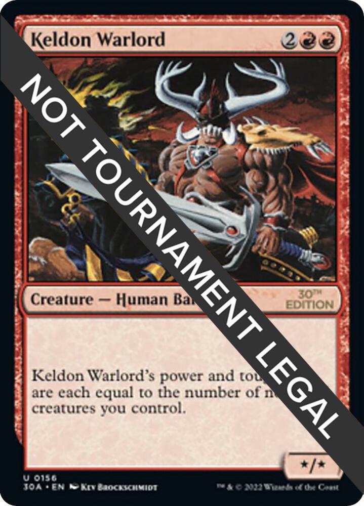 Keldon Warlord (156) [30th Anniversary Edition]