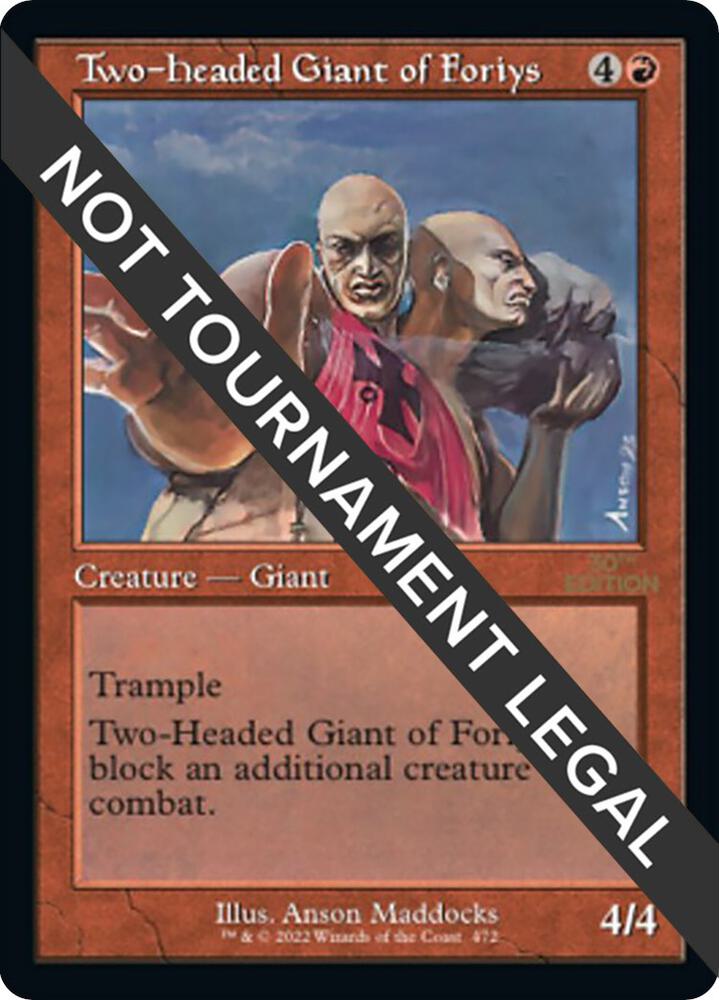 Two-Headed Giant of Foriys (Retro Frame) (472) [30th Anniversary Edition]