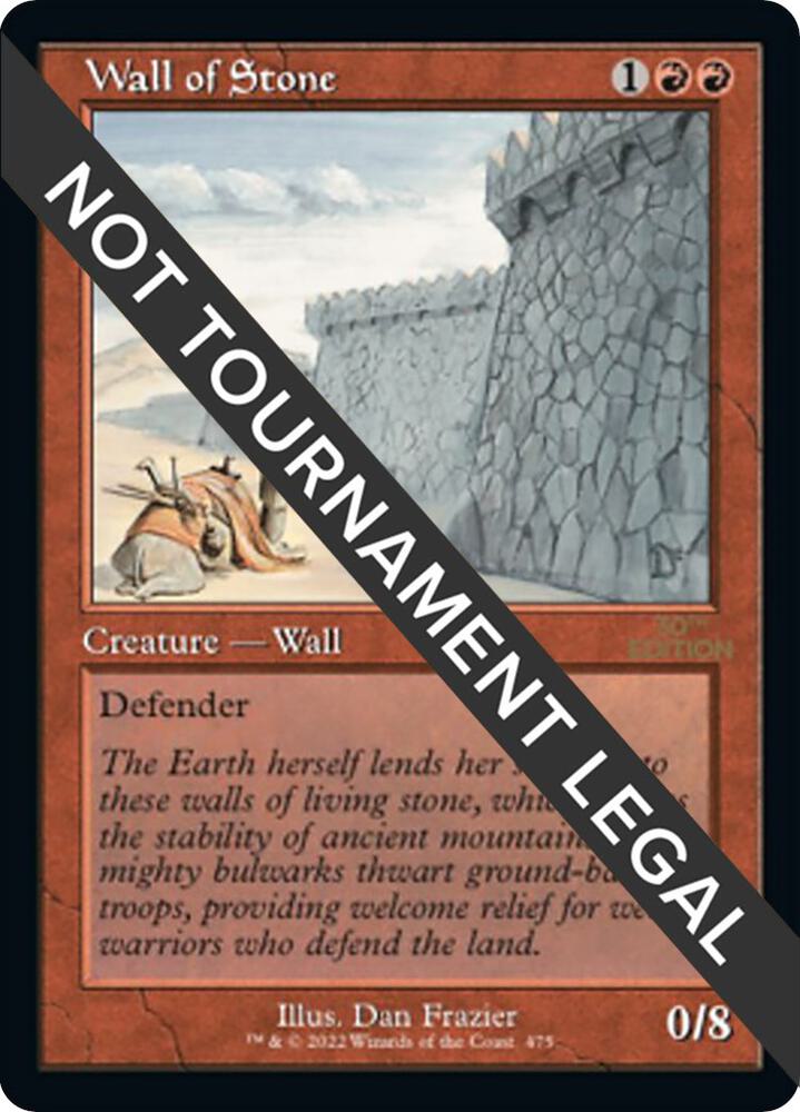 Wall of Stone (Retro Frame) (475) [30th Anniversary Edition]