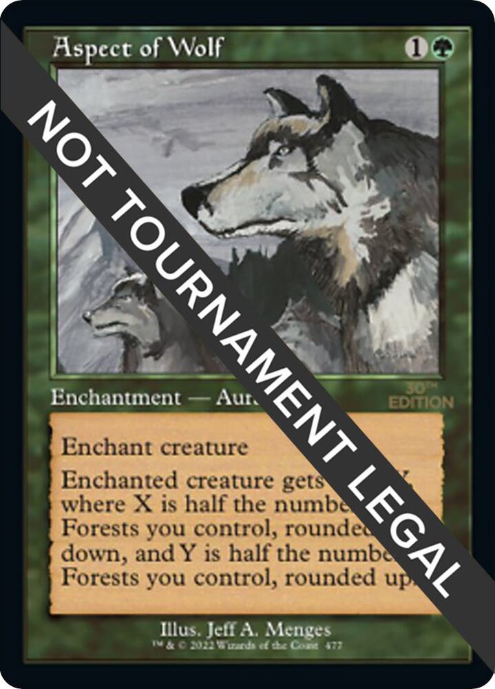Aspect of Wolf (Retro Frame) (477) [30th Anniversary Edition]