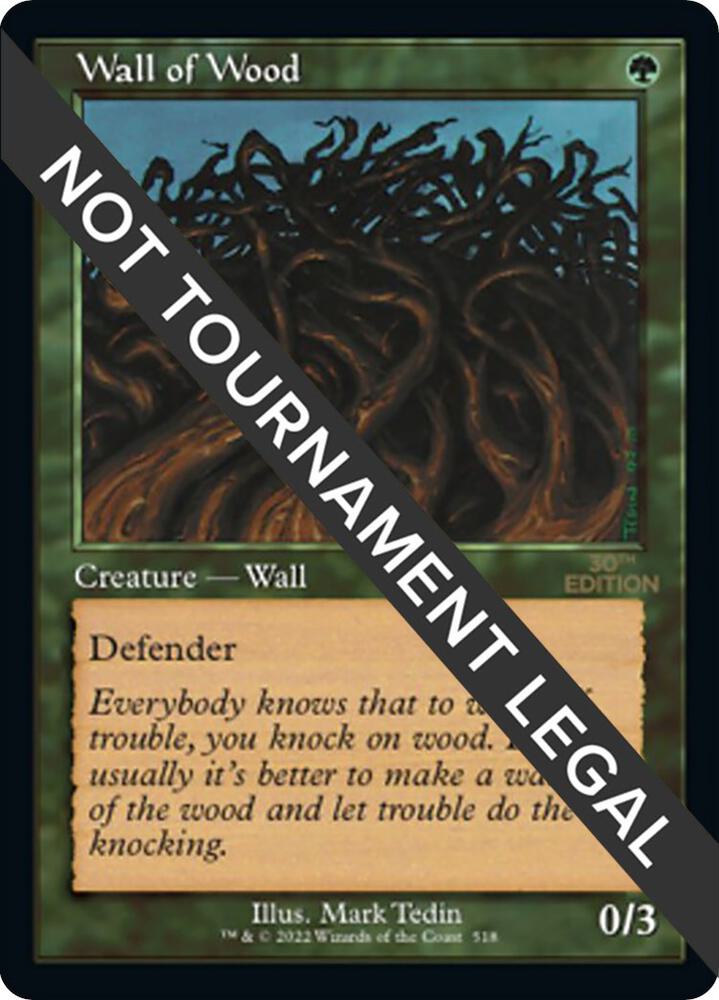 Wall of Wood (Retro Frame) (518) [30th Anniversary Edition]