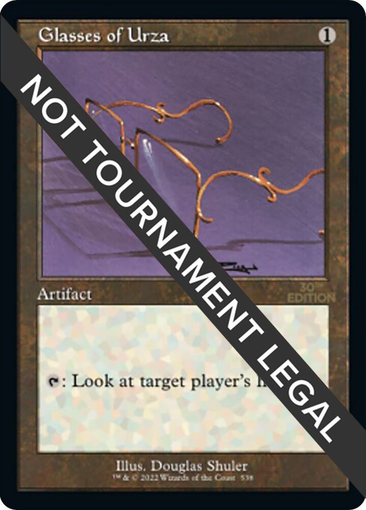 Glasses of Urza (Retro Frame) (538) [30th Anniversary Edition]