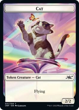 Cat // Storm Crow Double-sided Token [Unfinity]