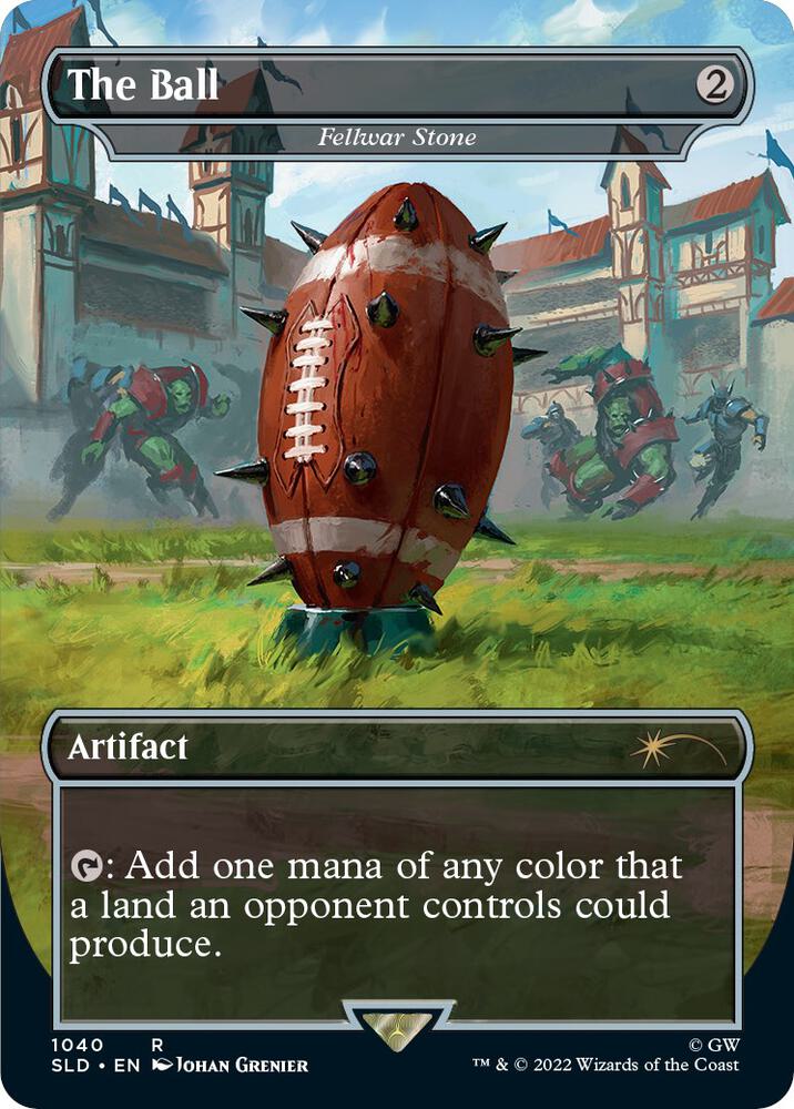 The Ball - Fellwar Stone (Borderless) (1040) [Secret Lair Drop] [Borderless]