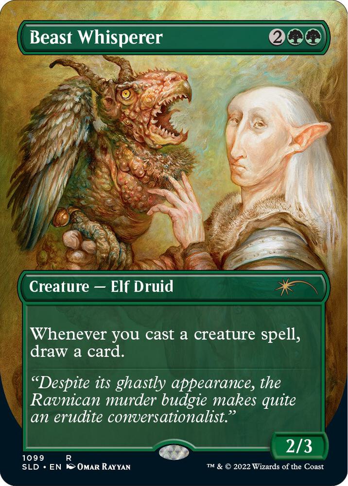 Beast Whisperer (Borderless) (1099) [Secret Lair Drop] [Borderless]