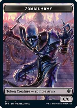 Zombie Army Double-Sided Token (15) [Starter Commander Decks]