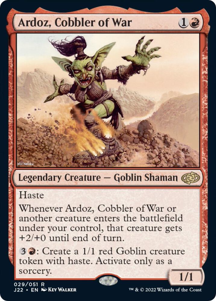 Ardoz, Cobbler of War (29) [Jumpstart 2022]