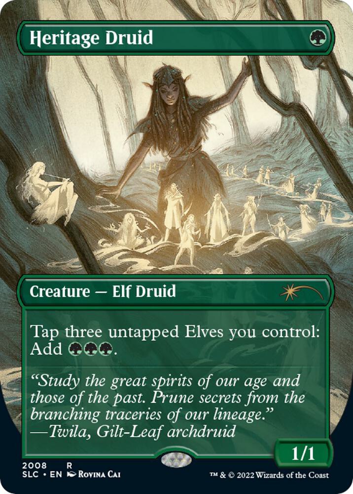 Heritage Druid (2008) [Secret Lair Countdown Kit] [Borderless]