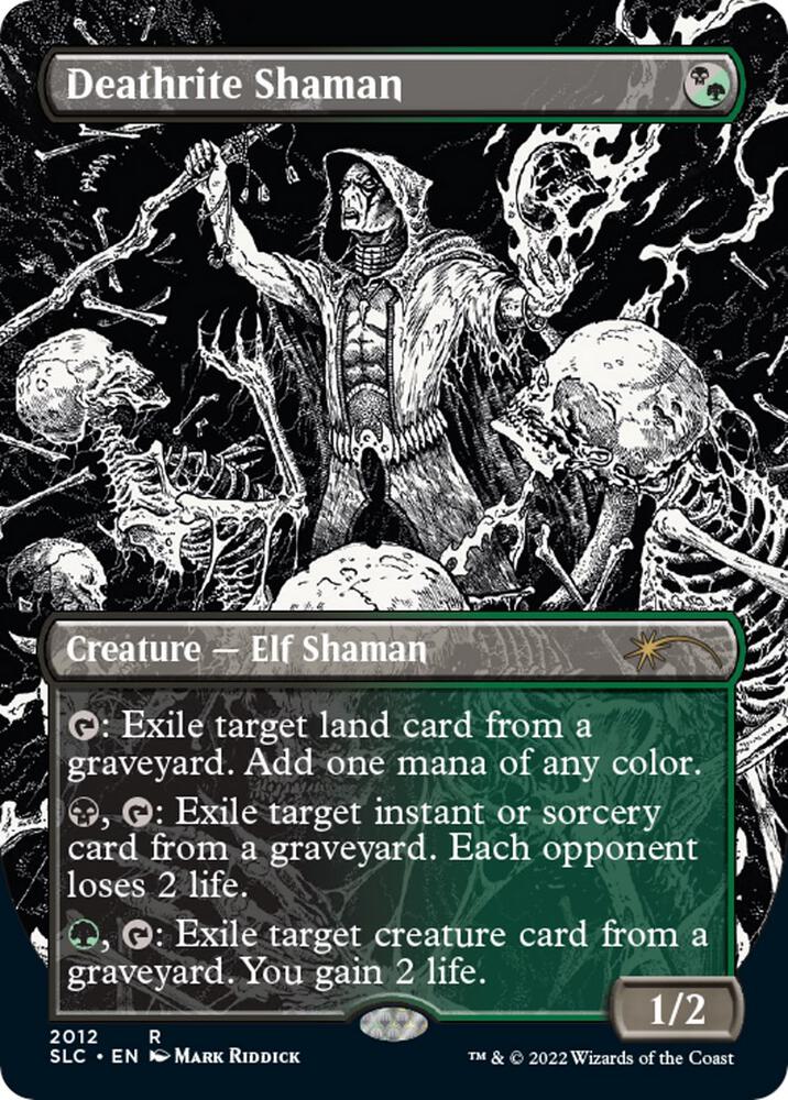 Deathrite Shaman (2012) [Secret Lair Countdown Kit] [Borderless]