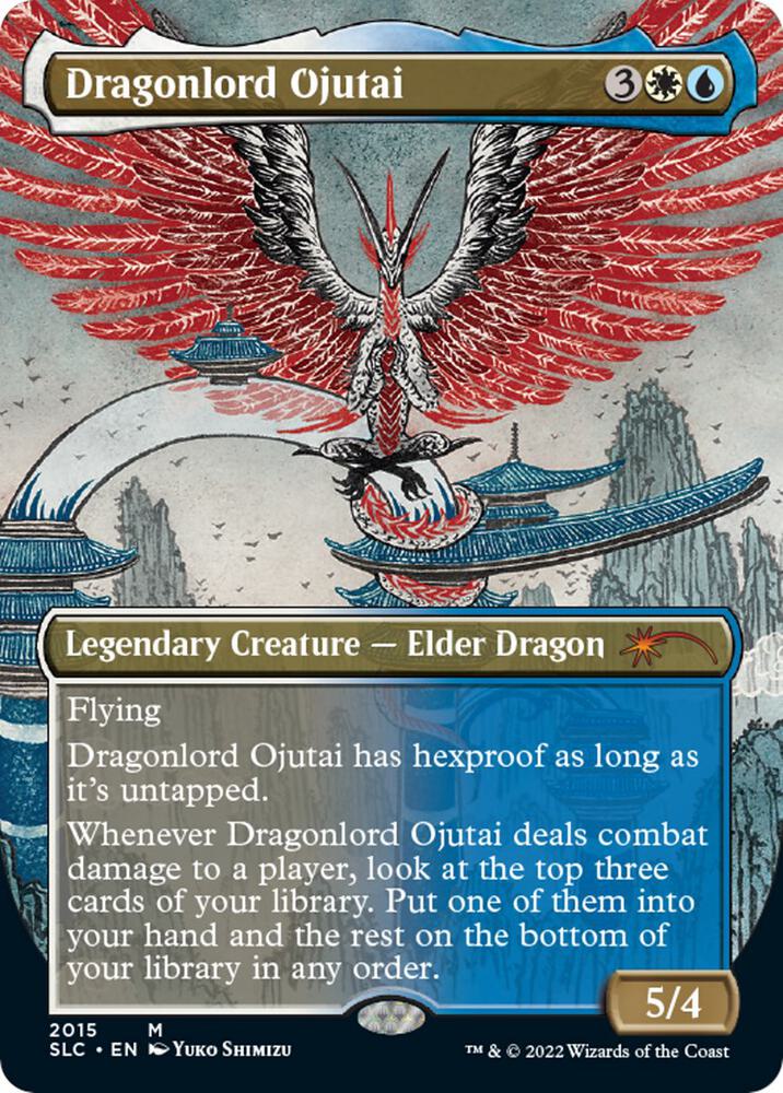 Dragonlord Ojutai (2015) [Secret Lair Countdown Kit] [Borderless]