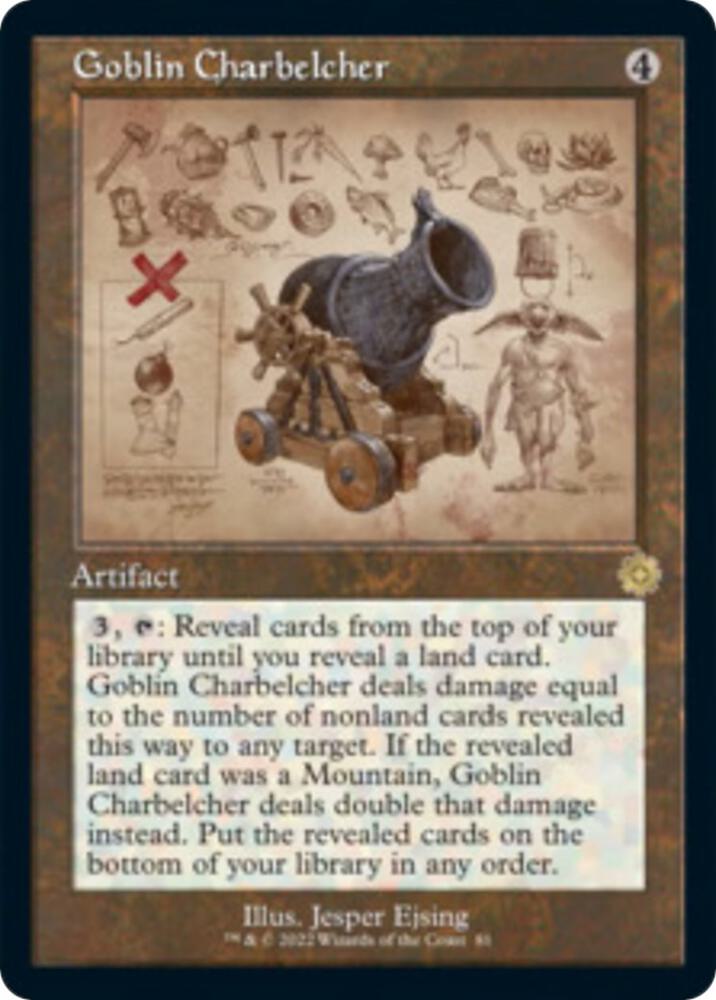 Goblin Charbelcher (Schematic) (81) [The Brothers' War Retro Artifacts]