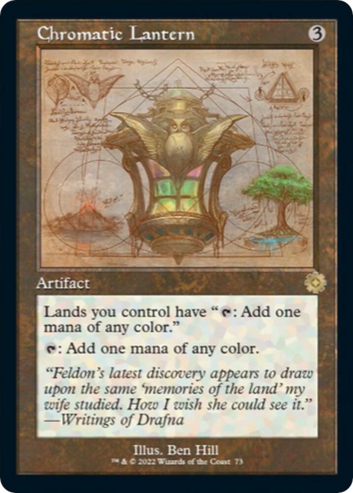 Chromatic Lantern (Schematic) (73) [The Brothers' War Retro Artifacts]