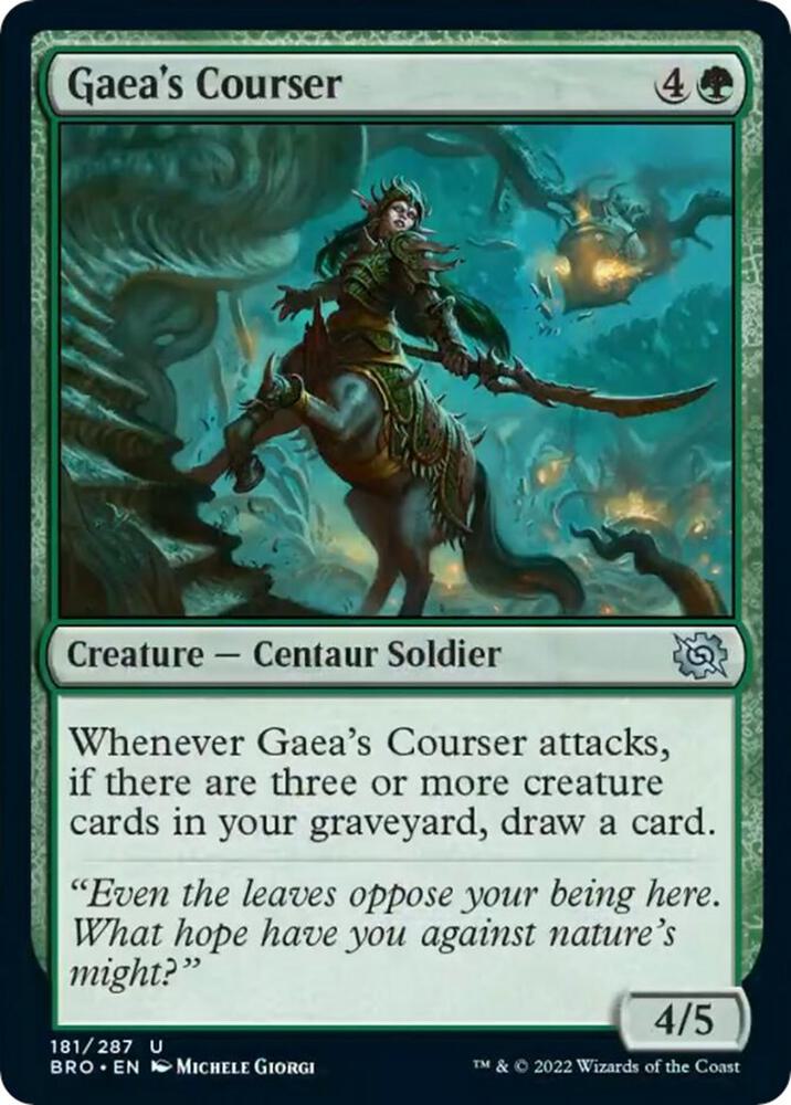 Gaea's Courser (181) [The Brothers' War]