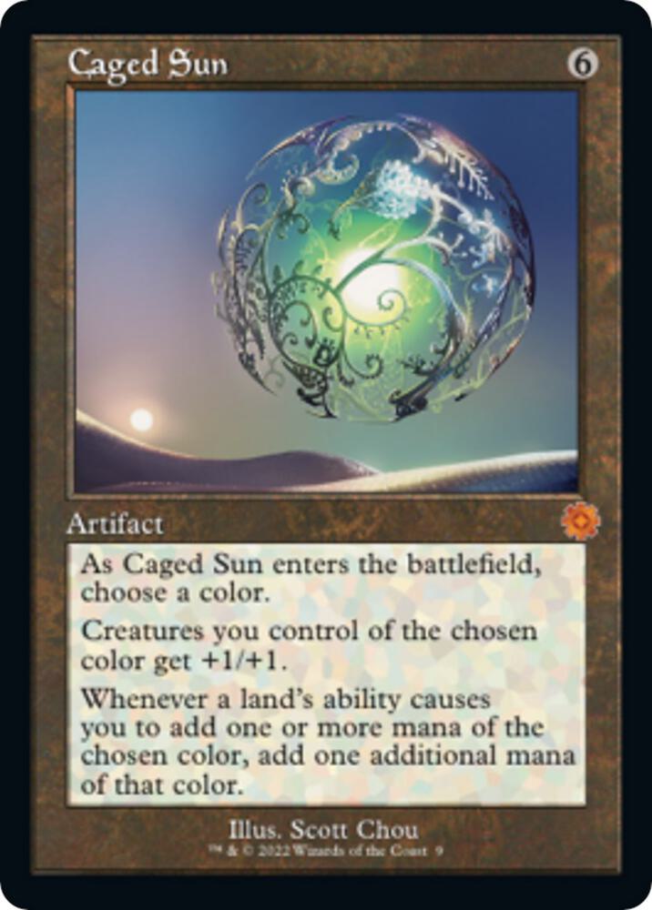 Caged Sun (9) [The Brothers' War Retro Artifacts]